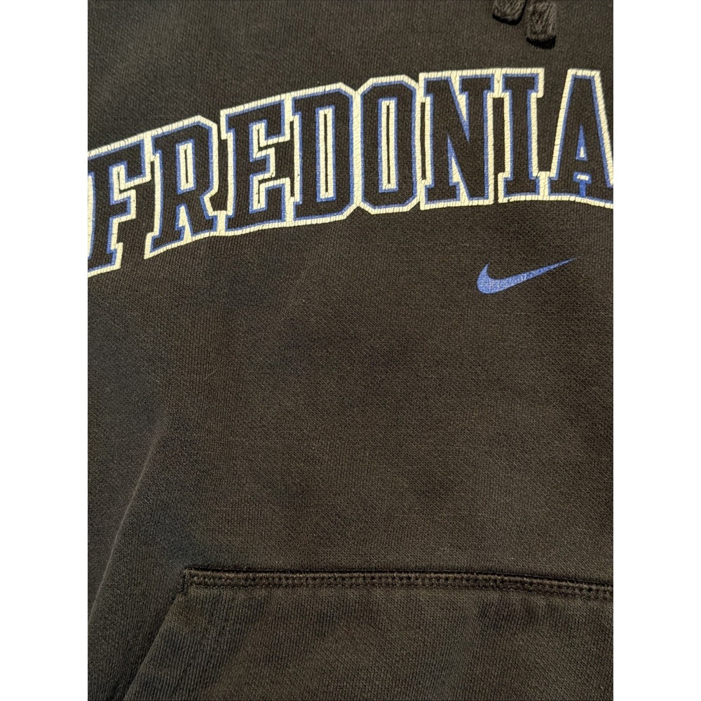 FREDONIA STATE UNIVERSITY BLUE DEVILS NIKE CENTER SWOOSH HOODED SWEATSHIRT S - Picture 2 of 8